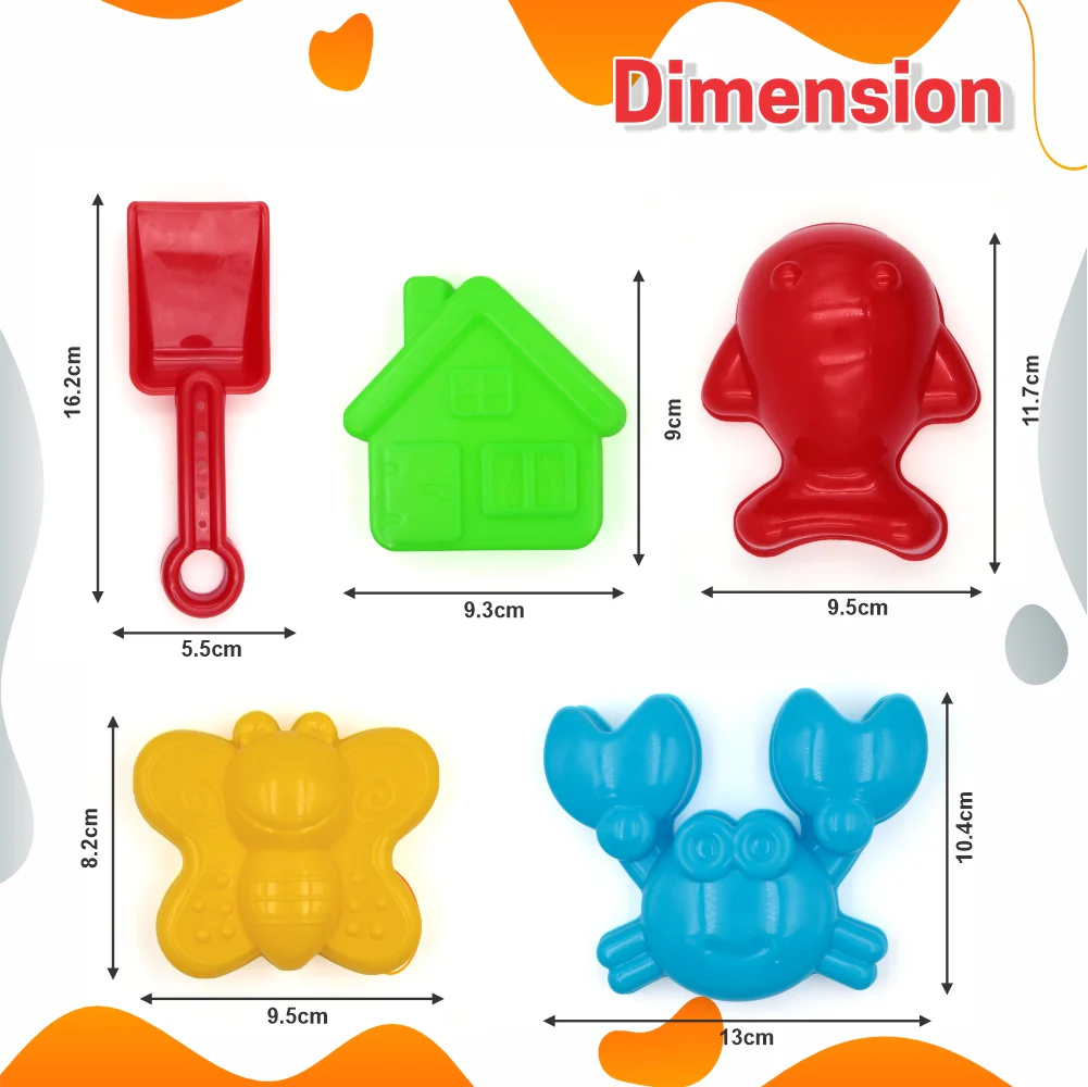 Chanak Creative Sand Kit for Kids 3+ Years | 1kg Non-Toxic Sand with 5 Large & 8 Small Moulds – BIS Approved - Image 3