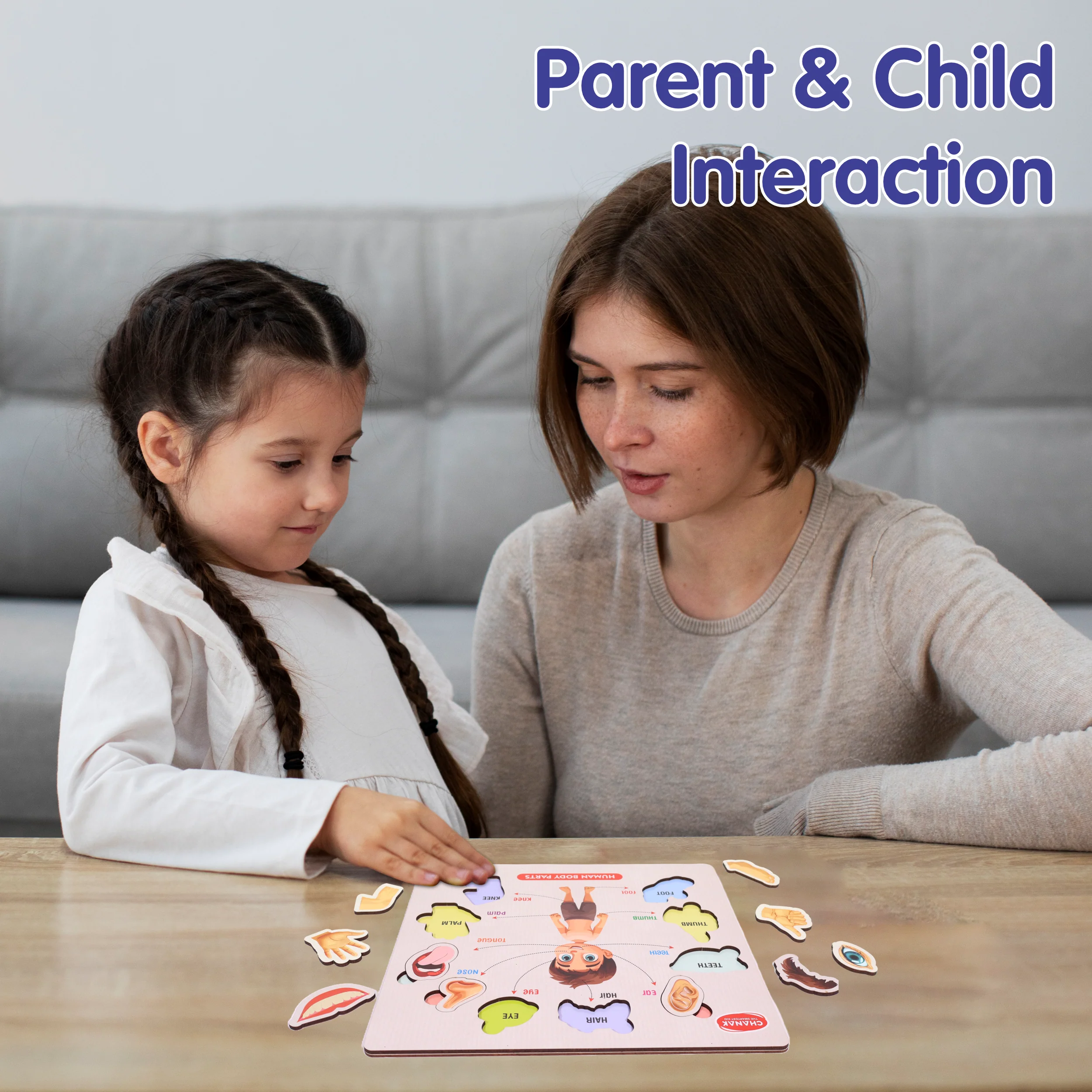 Chanak 4-in-1 Montessori Learning Set – Wooden Puzzle Combo for Kids - Image 9