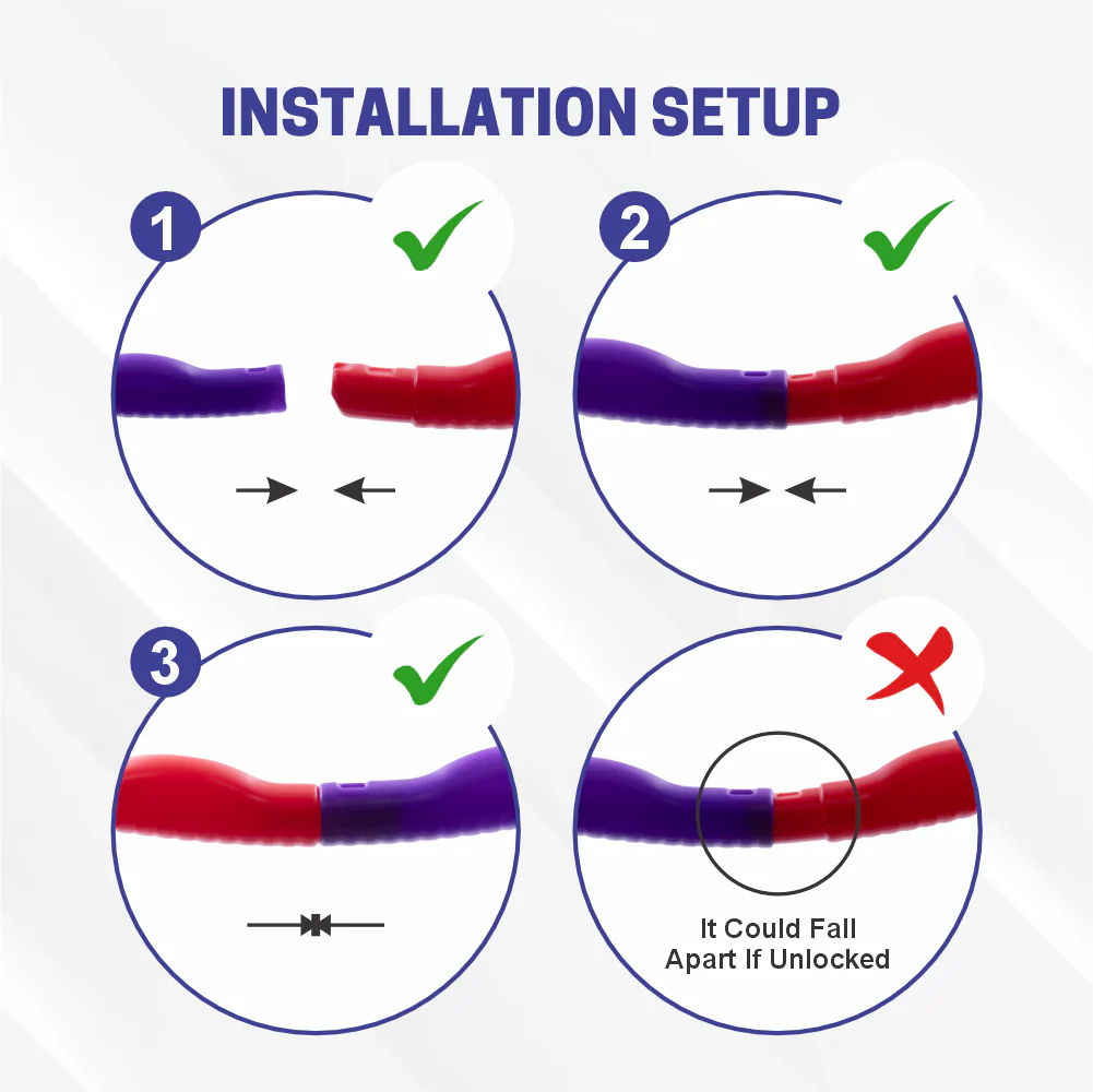 Chanak Hula Hoop for Kids & Adults 3+ Years | 8-Piece Interlocking Fitness Hoop – BIS Approved - Image 5