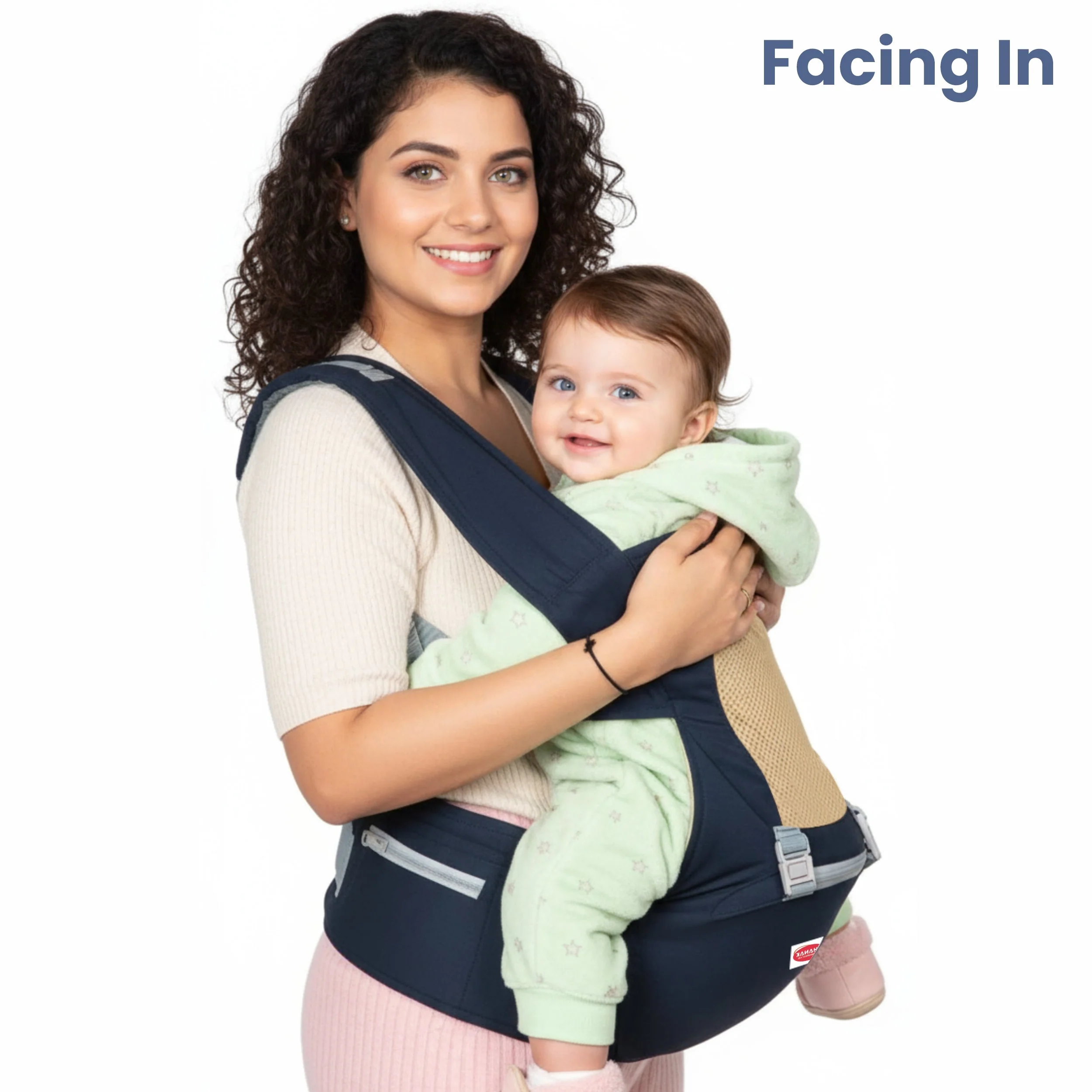 Chanak Baby Hip Seat Carrier for 4+ Months | 4-in-1 Ergonomic Breathable Carrier up to 15kg – BIS Approved - Image 10