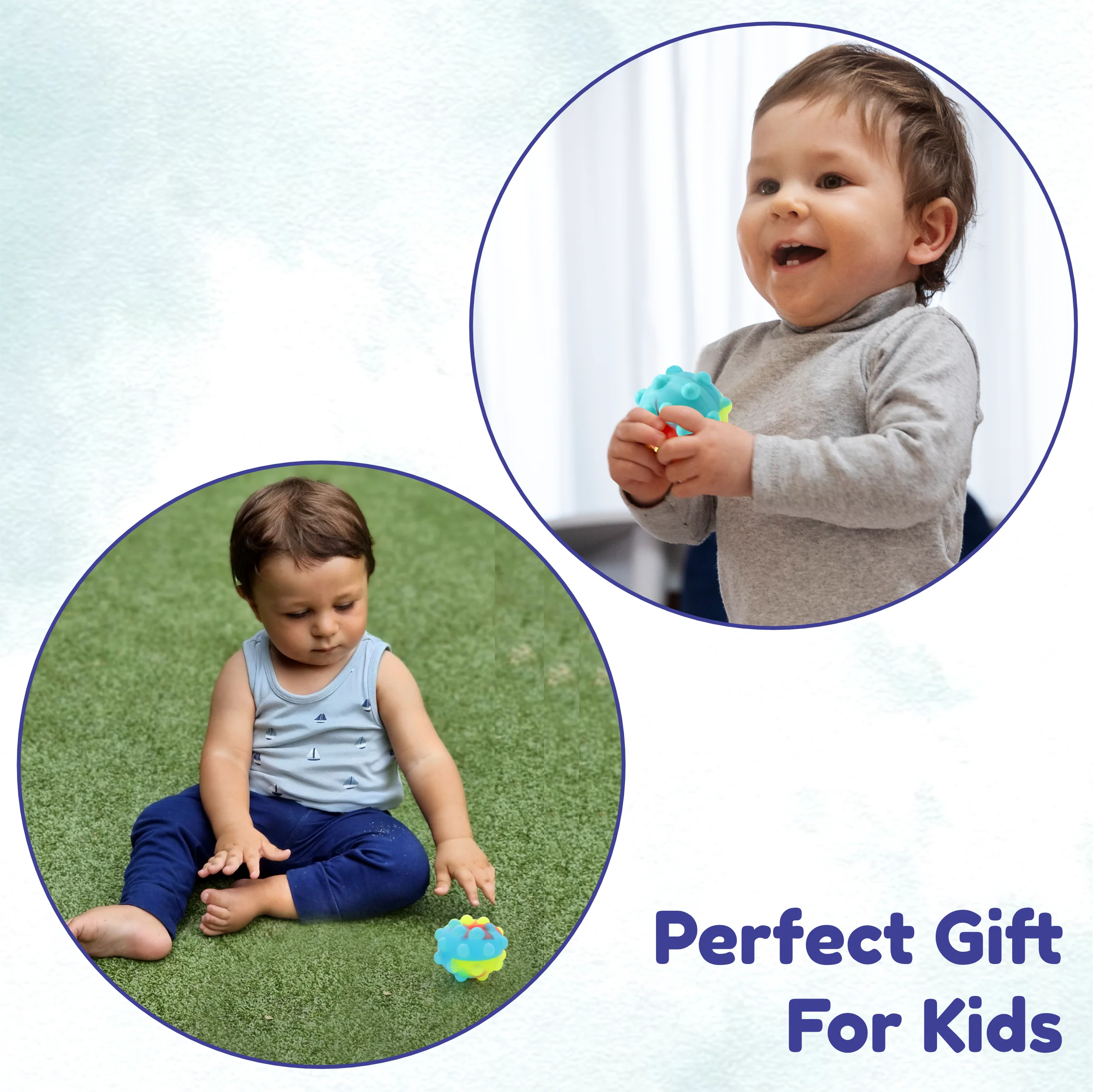 Chanak Pop It Fidget Ball with LED Light for Kids | Silicone Sensory Stress Relief Toy – BIS Approved - Image 8