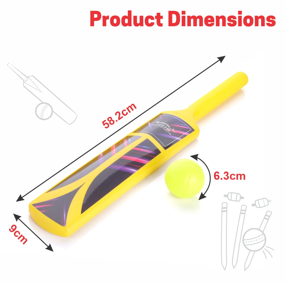 Chanak Cricket Kit for Kids 5+ Years | Bat, Ball, Stumps & Bails Set – BIS Approved (Small) - Image 3