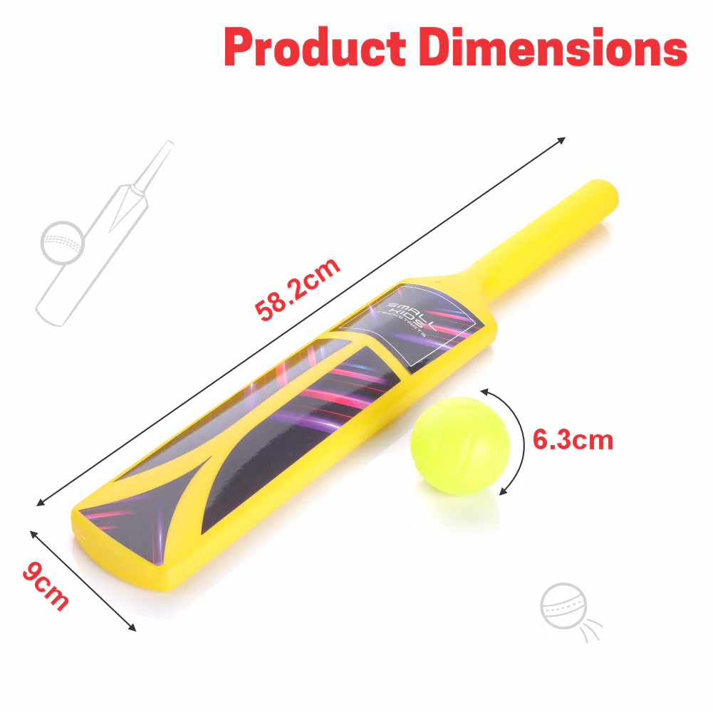 Chanak Cricket Kit for Kids 5+ Years | Bat & Ball Set – BIS Approved (Small) - Image 3