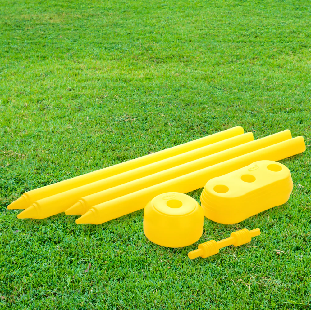 Chanak Small Cricket Stumps Set for Kids 5+ Years | 4 Stumps, Stand Base & Bails – BIS Approved - Image 4