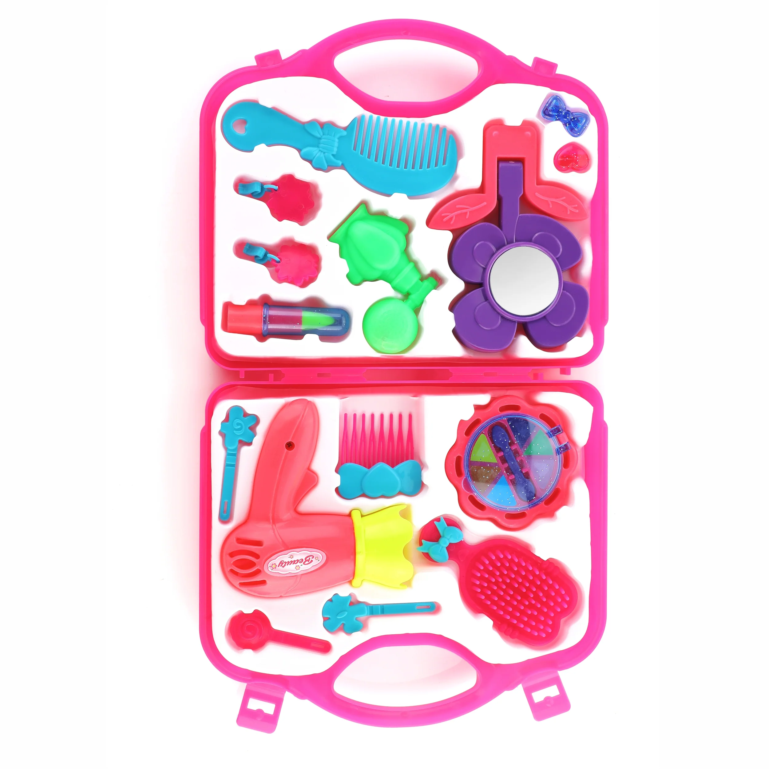 Chanak Beauty Kit for Kids 3+ Years | Pretend Play Makeup Set with Foldable Suitcase – BIS Approved - Image 3