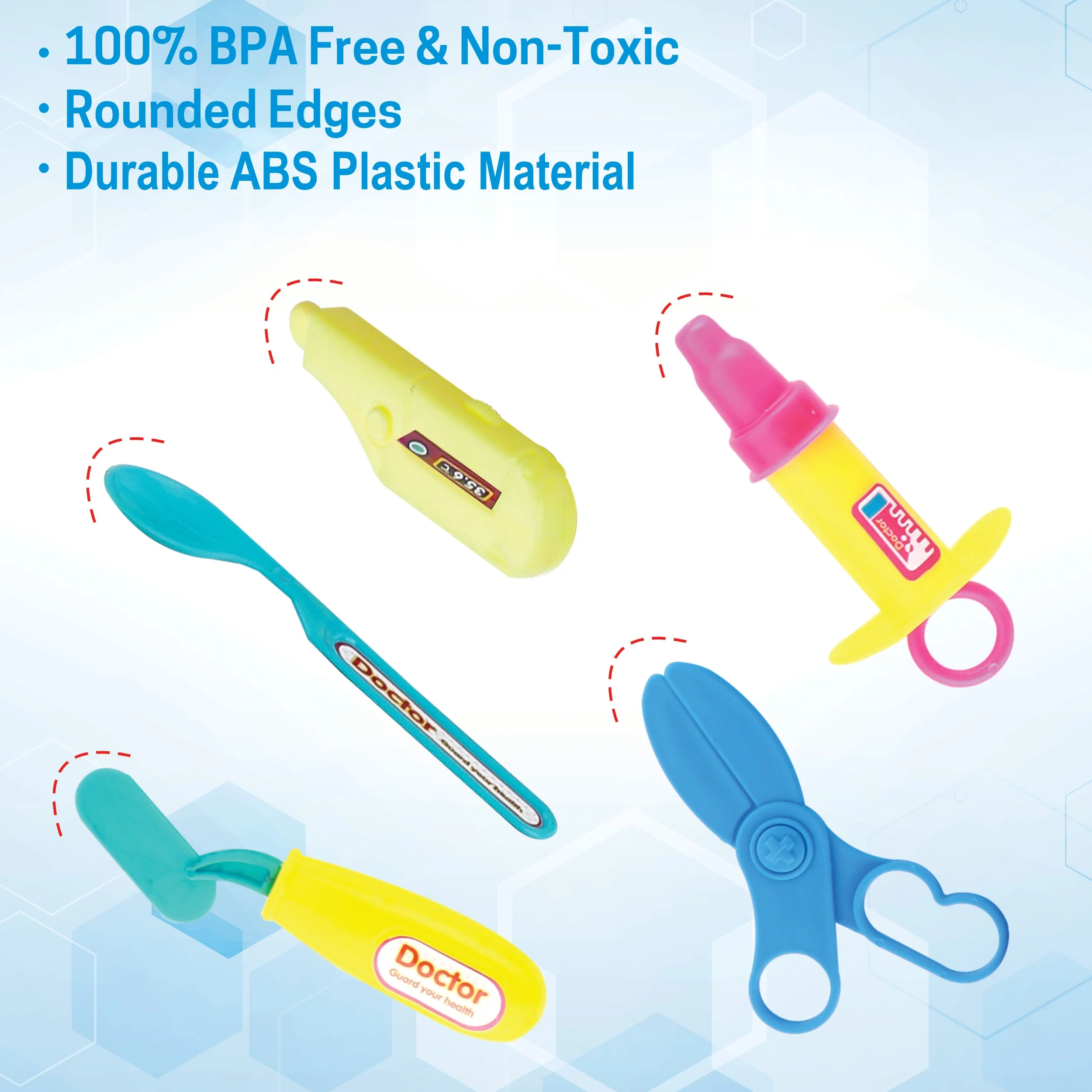 Chanak Doctor Kit for Kids 3+ Years | Pretend Play Doctor Set Toyset – BIS Approved - Image 3