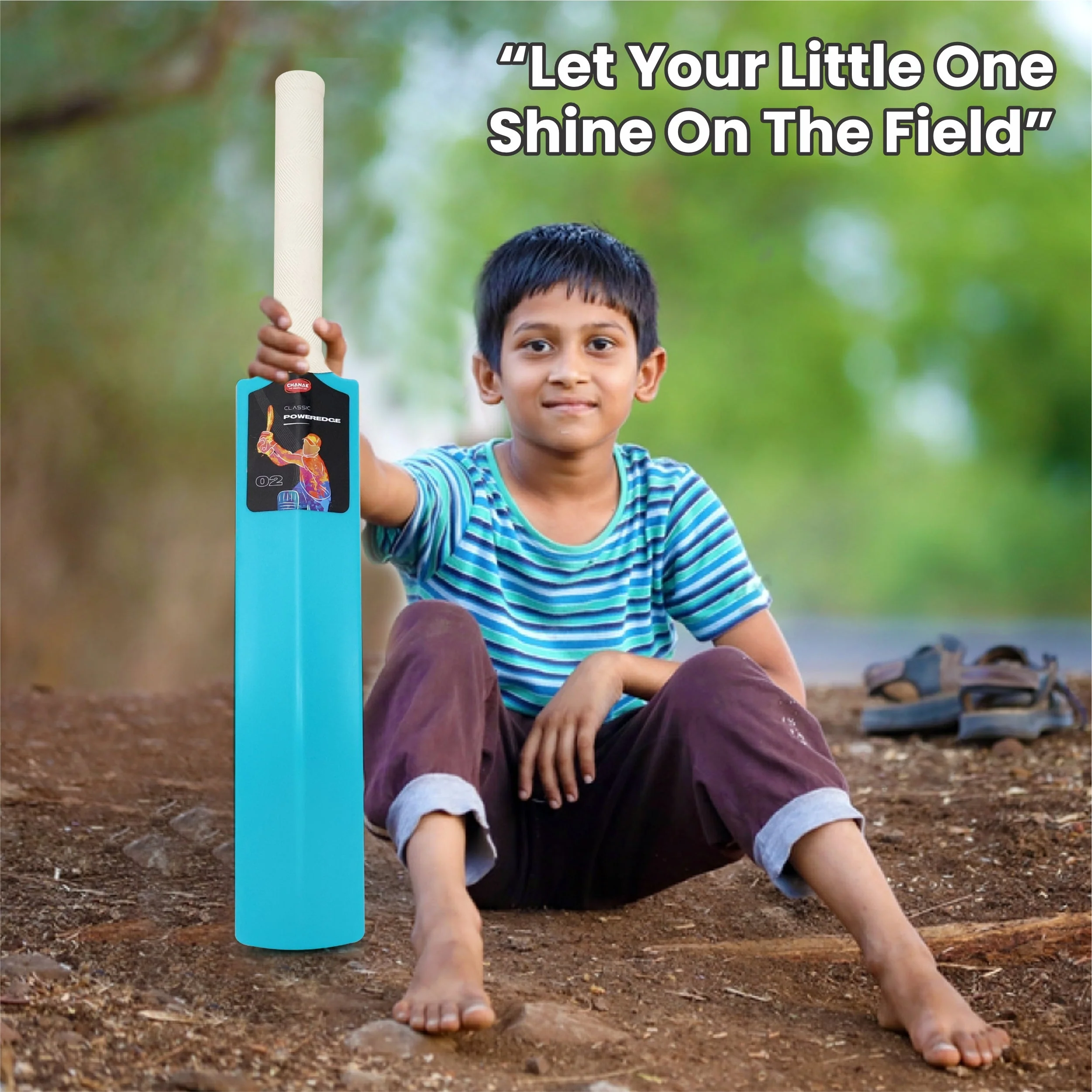 Chanak Big Cricket Turf Bat for Kids 5+ Years | 27.8 Inch Indoor & Outdoor Cricket Bat – BIS Approved (Blue) - Image 6