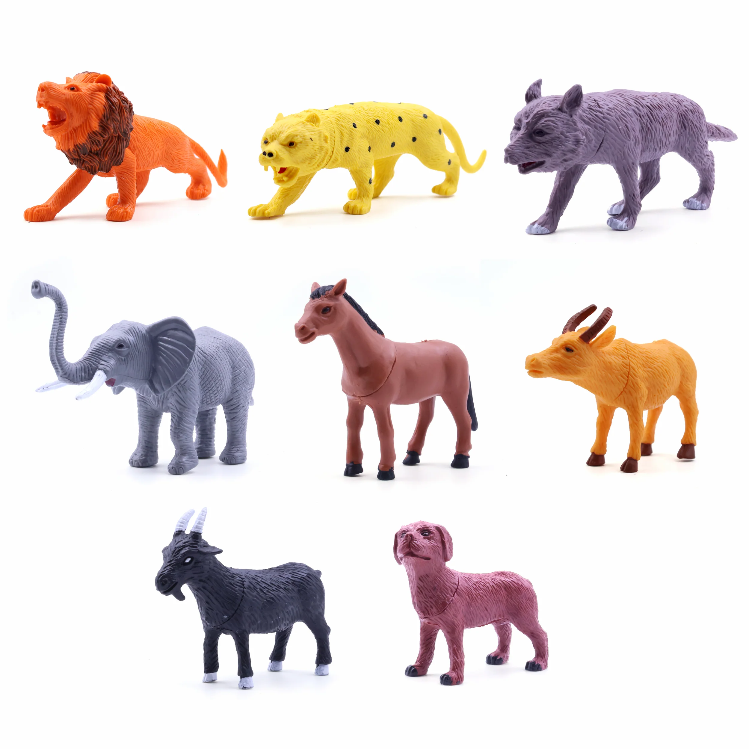 Chanak Wild & Farm Animal Toy Set for Kids 3+ Years | 8 Pcs Realistic Plastic Animals – BIS Approved - Image 7